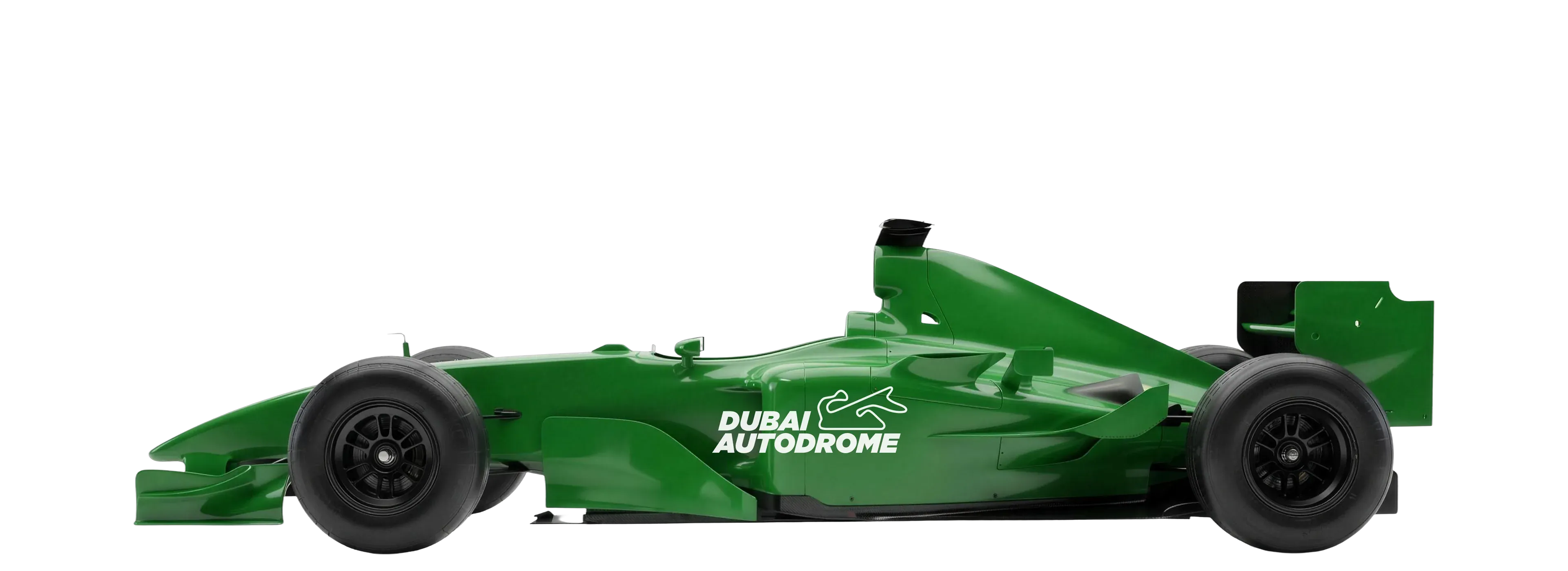 F1 Experience in Dubai Autodrome livery, side view
