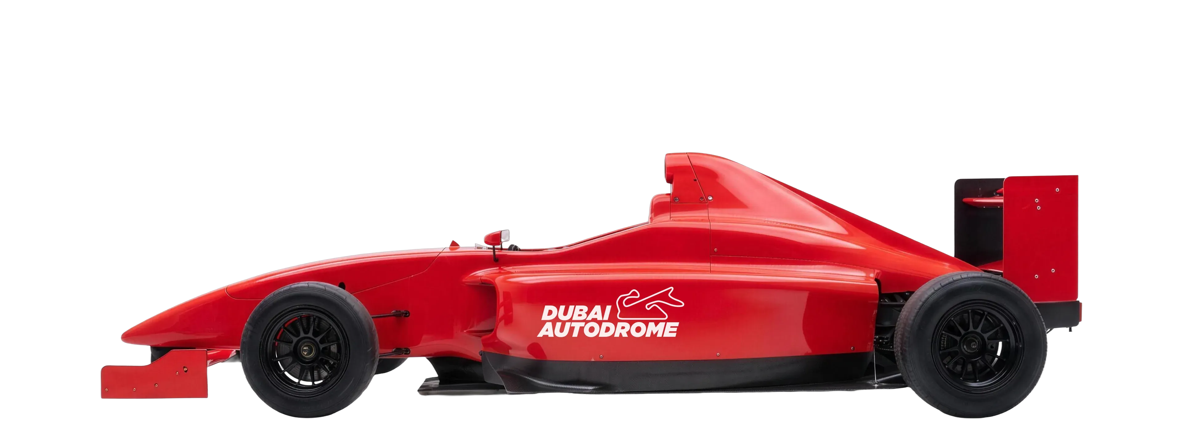 Formula DXB Max in Dubai Autodrome livery, side view