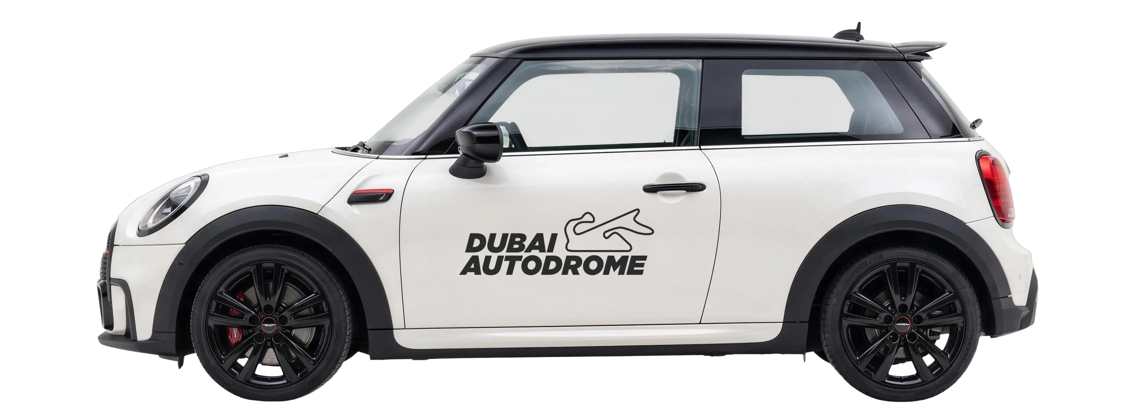MINI John Cooper Works in Dubai Autodrome livery, side view