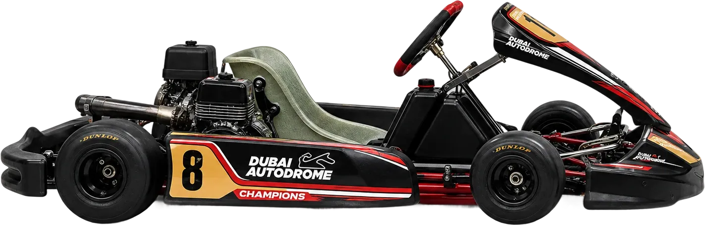 A Dubai Autodrome kart